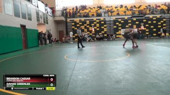 285 lbs Cons. Semi - Brandon Caesar, CLEVELAND HEIGHTS vs Davian Greenlee, BUCHTEL