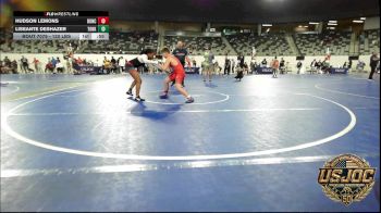 120 lbs Consi Of 8 #2 - Hudson Lemons, Duncan Demon Wrestling vs Liseante Deshazer, Team Of Hard Knox