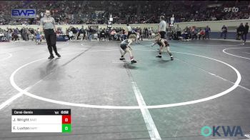 52 lbs Consolation - Jaxson Wright, Bartlesville Wrestling Club vs Everett Luxton, Bartlesville Wrestling Club