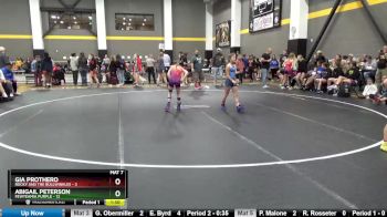 65 lbs Round 1 (4 Team) - Gia Prothero, Rocky And The Bullwinkles vs Abigail Peterson, FEWTeamIA Purple