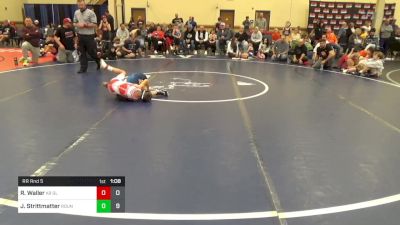 60 lbs Rr Rnd 5 - Ryder Waller, Gladiators K-8 vs Jackson Strittmatter, Team Round-Up K-8