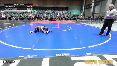 52 lbs Consi Of 4 - Lincoln Rich, Massa Maniacs vs Tillman Taylor, Rising Sun Wrestling Club