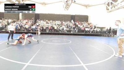 112 lbs Consi Of 8 #2 - Loriana Fontan, Prime Mat Club vs Harley Eidens, Long Beach