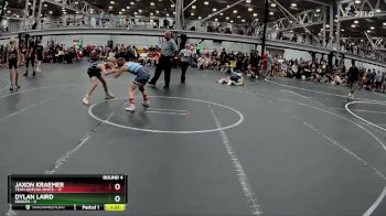 84 lbs Round 4 (8 Team) - Jaxon Kraemer, Team Gotcha White vs Dylan Laird, Kraken