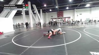 144 lbs Final - Gunner Barron, BlackCat WC vs Nickolas Valencia, Juggernaut WC