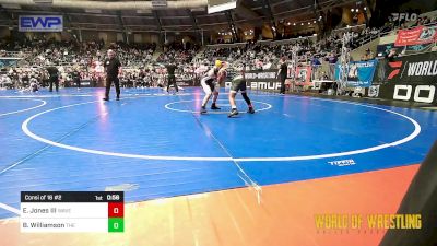 100 lbs Consi Of 16 #2 - Eddie Jones III, Wave Wrestling Club (TN) vs Broxtyn Williamson, The Best Wrestler