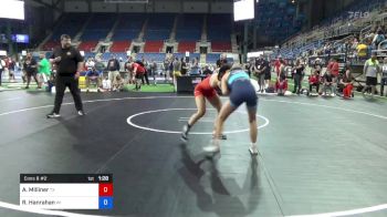 127 lbs Cons 8 #2 - Ava Milliner, Texas vs Riley Hanrahan, Wisconsin
