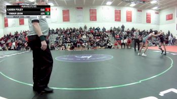 144 lbs 1st Place Match - Omar Leon, Akron Springfield vs Caden Foley, Chardon