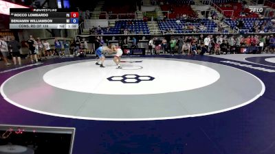 120 lbs Cons. Rd Of 128 - Rocco Lombardo, PA vs Benjamin Williamson, MI
