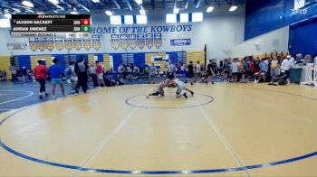 106 lbs Champ. Round 2 - Jaxson Hackett, Lake Gibson Braves vs Adrian Jimenez, Matter Academy