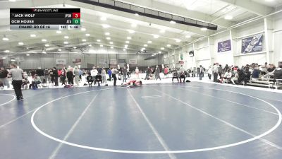 190 lbs Champ. Rd Of 16 - Jack Wolf, Jack Pine Savage Wrestling vs Ocie House, Alabama Takedown Academy