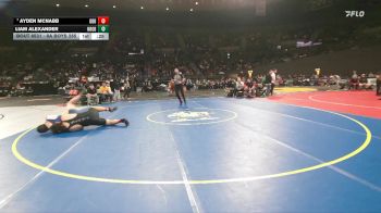 6A Boys 285 lbs Cons. Round 5 - Liam Alexander, Newberg Boys vs Ayden McNabb, David Douglas Boys