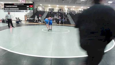 113 lbs 5th Place Match - Noah Henderson, Unaffiliated vs Carter Booze, UWC