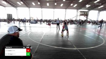 100 lbs Rr Rnd 3 - Juanito Lopez, Espanola Wrestling vs Ameliah Ortega, Nm Combat Wrestling