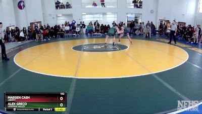 132 lbs Champ. Round 2 - Alex Greco, Loudoun Valley vs Maegen Cash, Liberty