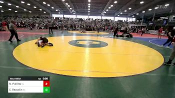 126 lbs Consi Of 16 #2 - Nicky Pallitto, NJ vs Conner Beaudin, SC