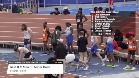 Men's 60m Heat 8-9, Prelims 11