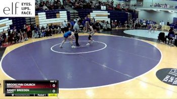 105 lbs. Semifinal - Sandy Breeden, Liberty vs Brooklynn Church, Broken Arrow