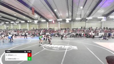 116 lbs Round Of 16 - Ezra Gilliam, Slvwc vs Jerome Valenzuela, Badlands WC