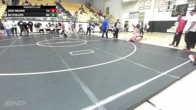 155 lbs Final - Jack Wilson, Fort Gibson vs Eli Phillips, Grove