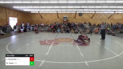 177 lbs Consi Of 8 #2 - Jonathon Carpenter, New Milford vs Wade Yoder, Pine Grove