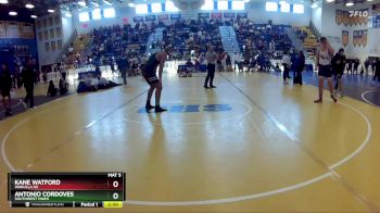 190 Blue Round 2 - Kane Watford, Wakulla Hs vs Antonio Cordoves, Southwest Miami