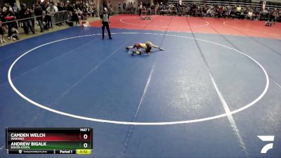 65 lbs Cons. Round 1 - Camden Welch, Wabasso vs Andrew Bigalk, Dover-Eyota