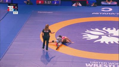 68 kg 1/2 Final - Adela Hanzlickova, Czechia vs Jia Long, China