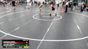 132 lbs Cons. Round 4 - Cameron Pieper, Eagle Crest Wrestling Club vs Arturo Zepeda, Grandview Wolves