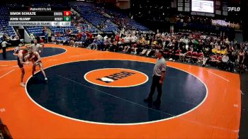 190 lbs Quarterfinals (8 Team) - Simon Schulte, Edwardsville (H.S.) vs John Slump, Arlington Heights (Hersey)