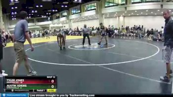 170 lbs Round 3 (10 Team) - Austin Adkins, Strongsville vs Tyler Jones, Brownsburg