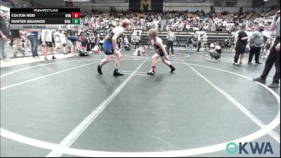 110 lbs Semifinal - Colton Reid, Team Nomad vs Hunter Brannon, Noble Takedown Club