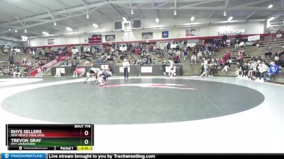 125 lbs Cons. Round 6 - Rhys Sellers, New Mexico Highlands vs Trevon Gray, Pitt-Johnstown