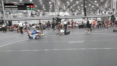 138 lbs Round 2 (6 Team) - Justin Scanlon, Mat Assassins Red vs Dominic Marino, East Coast Time Out