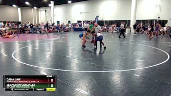 150 lbs Finals (8 Team) - Sebastian Gonzalez, Explorer Wrestling Club vs Dana Law, Florida Elite Wrestling Academy