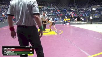 96 lbs Cons. Round 4 - Kaleb Pratt, Arlington Cardinals WC vs Declan Sons, St. Charles WC