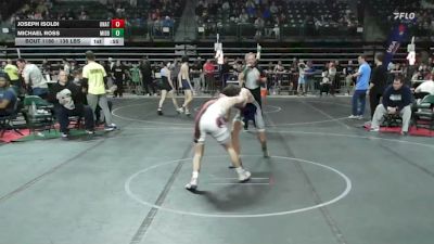 138 lbs Quarterfinal - Joseph Isoldi, Unattached vs Michael Ross, Middletown South