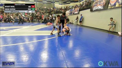 46 lbs 3rd Place - Wyatt Noel, Cowboy Wrestling Club vs Keon Ooton, Prodigy Elite Wrestling