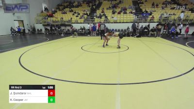 100 lbs Rr Rnd 3 - Jane Ericka Quindara, Tahlequah Girls HS vs Keegan Cooper, Jay High School