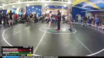 108 lbs Cons. Semi - Helena Alcantar, Panda Wrestling Alliance vs Rebekkah Kinkade, South Dade