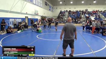 182 lbs Cons. Round 4 - Jessie Cardona, Team Jackrabbits vs Dominic Tran, Bishop Amat High School