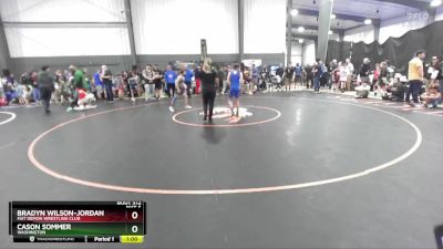 82 lbs Champ. Round 1 - Bradyn Wilson-Jordan, Mat Demon Wrestling Club vs Cason Sommer, Washington