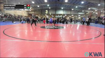 Rr Rnd 1 - Julian Delgado, Duncan Demon Wrestling vs Carson Crow, Coalgate Wildcat Wrestling Club