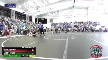 67 lbs Cons. Round 1 - Aiden Jones, Lion Elite vs Axel Diediker, Linn County