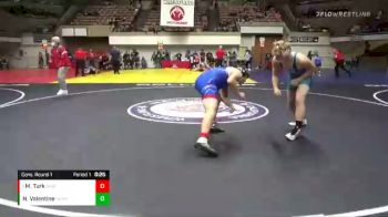 195 lbs Cons. Round 1 - Michael Turk, Spring Hills Wrestling vs Nathan Valentine, Nevada Union Wrestling Club