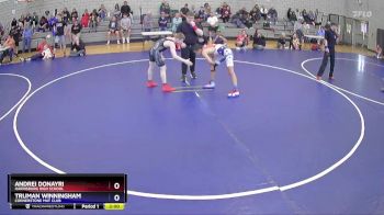 120 lbs Cons. Semi - Andrei Donayri, Harrisburg High School vs Truman Winningham, Cornerstone Mat Club