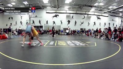 160A Cons. Round 2 - Kaylie Hall, Presbyterian College vs Makyah Newlun, West Liberty University