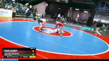 5 lbs Semifinal - Colby McBride, Woodward Academy vs Tristan Malette, Locust Grove