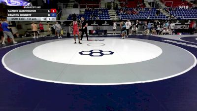 144 lbs Cons. Sub-rd Of 16 - Adante Washington, IL vs Camron Bennett, IA