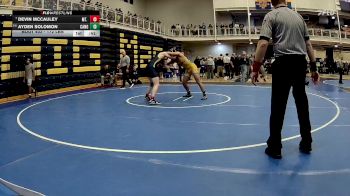 172 lbs 7th Place - Devin McCauley, Mt. Lebanon vs Ayden Solomon, Canon-McMillan